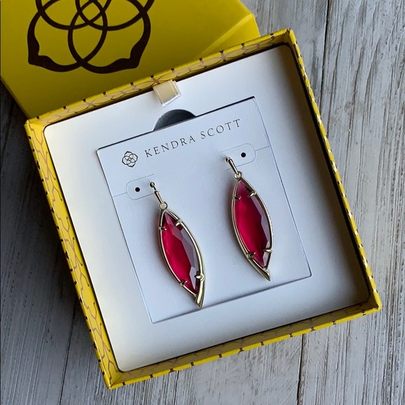 Kendra Scott Jewelry - Kendra Scott Maxwell Earrings Berry NEW